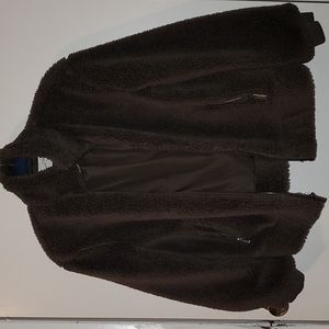 Universal Threads Faux Shearling Bomber Jacket Brown Size Small